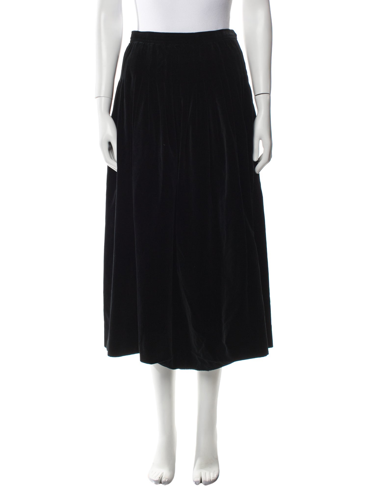 Yves Saint Laurent Rive Gauche Vintage Midi Length Skirt