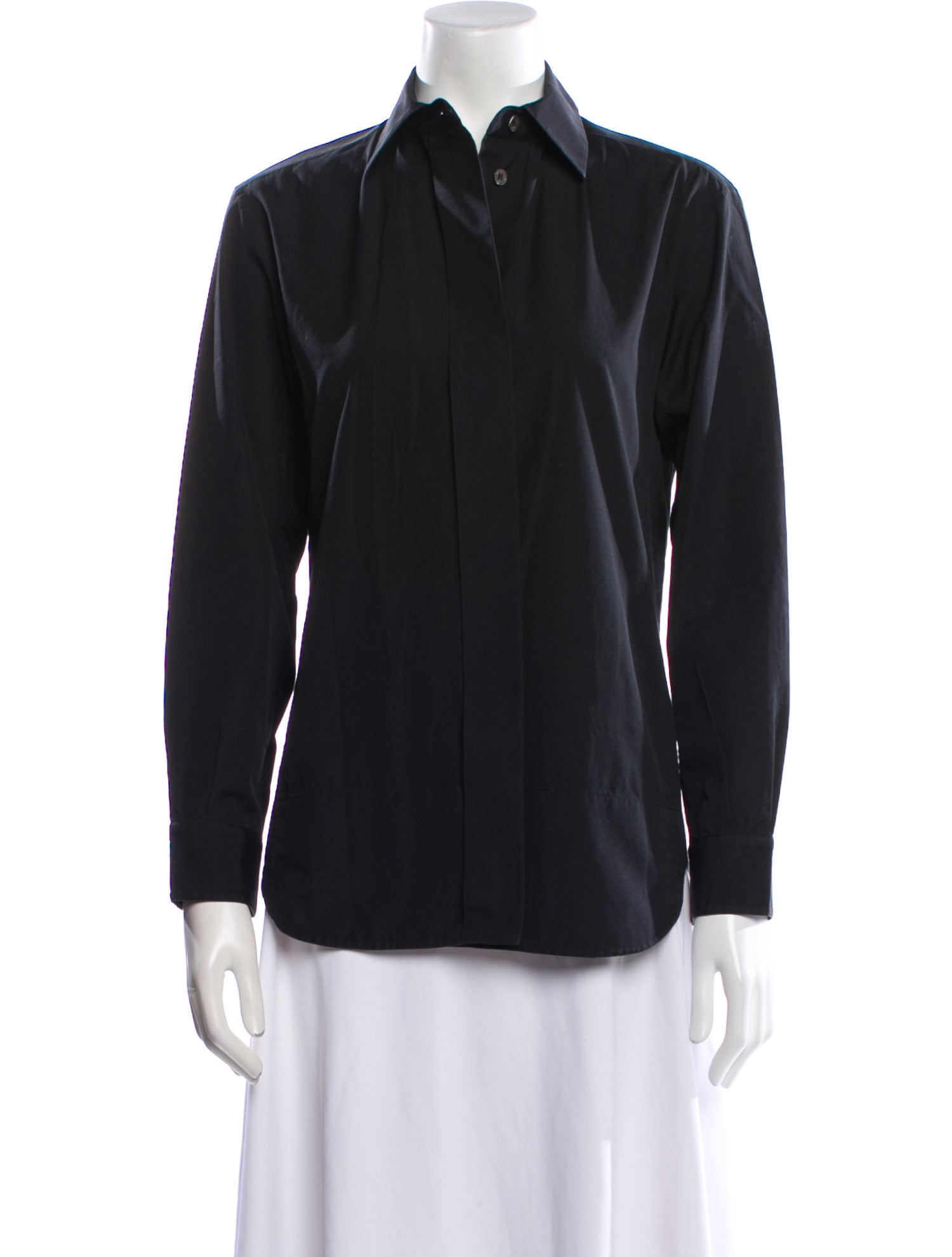 Yves Saint Laurent Rive Gauche Vintage 1990's Button-Up Top