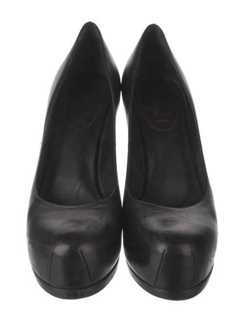 Yves Saint Laurent Rive Gauche Leather Pumps