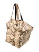 Yves Saint Laurent Rive Gauche Snakeskin Tote