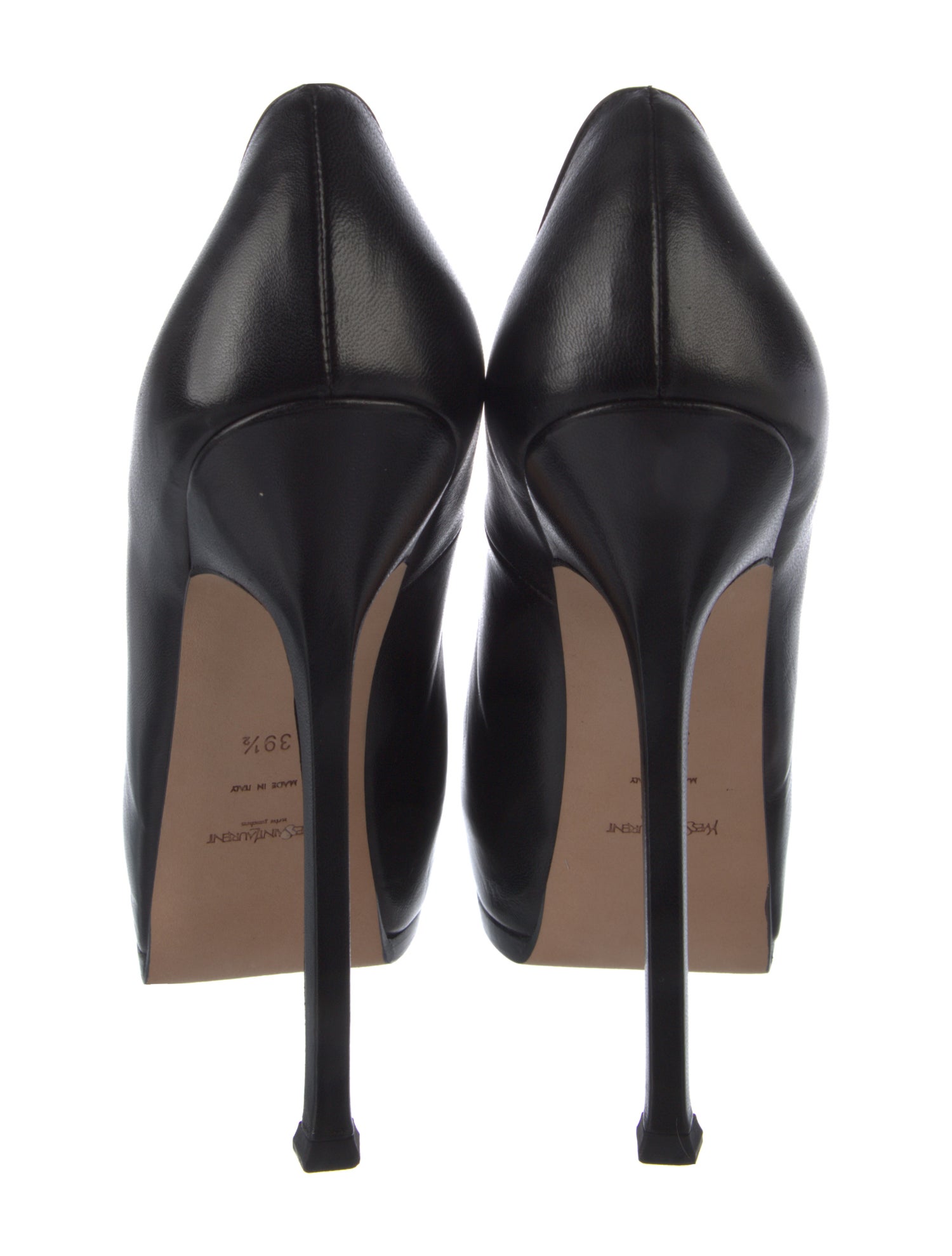 Yves Saint Laurent Rive Gauche Leather Pumps