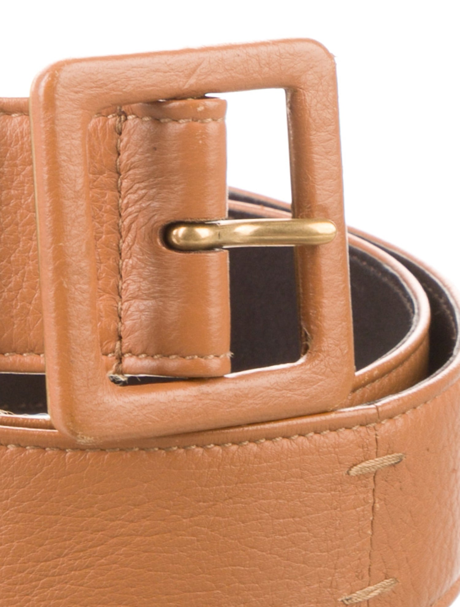 Yves Saint Laurent Rive Gauche Leather Belt