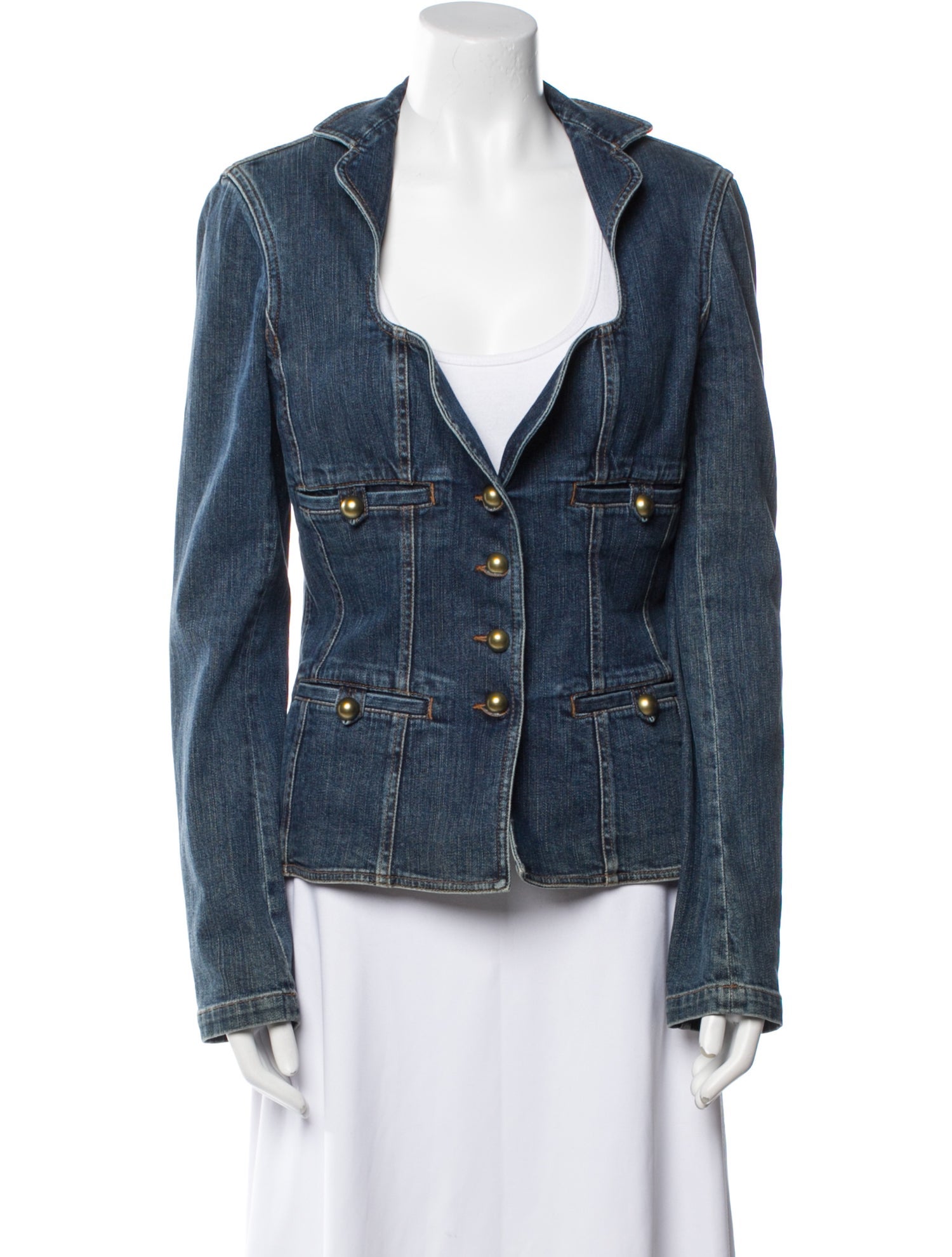 Yves Saint Laurent Rive Gauche Vintage 2005 Denim Jacket