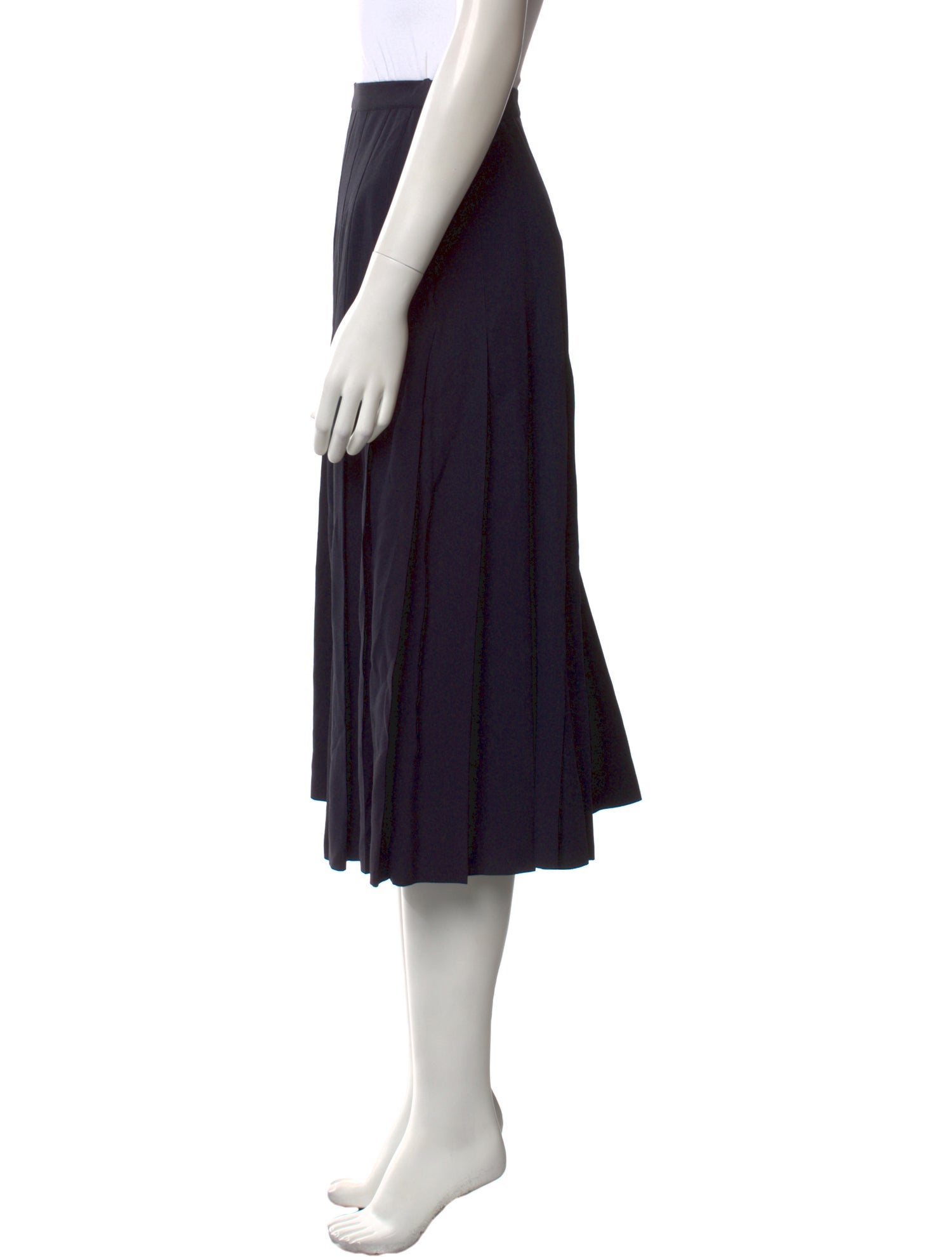 Yves Saint Laurent Rive Gauche Vintage Midi Length Skirt