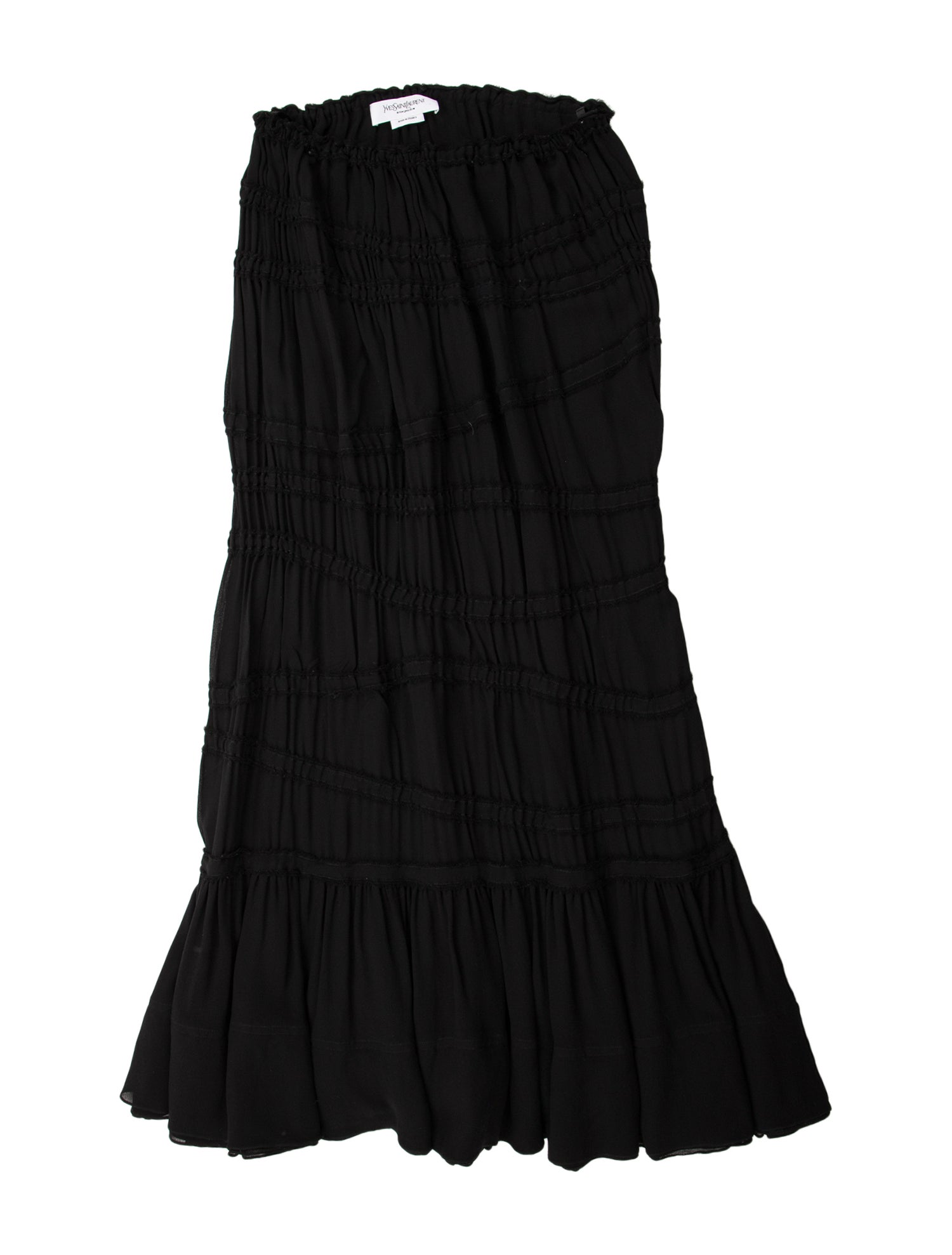 Yves Saint Laurent Rive Gauche Vintage Midi Length Skirt