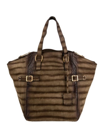 Yves Saint Laurent Rive Gauche Leather Top Handle Bag