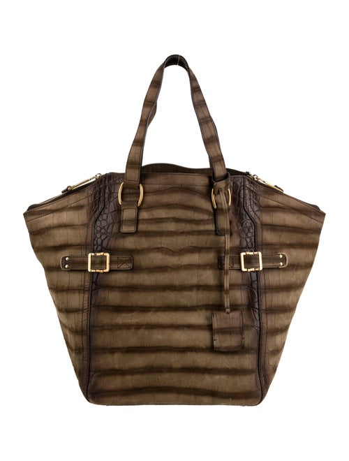 Yves Saint Laurent Rive Gauche Leather Top Handle Bag