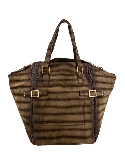 Yves Saint Laurent Rive Gauche Leather Top Handle Bag