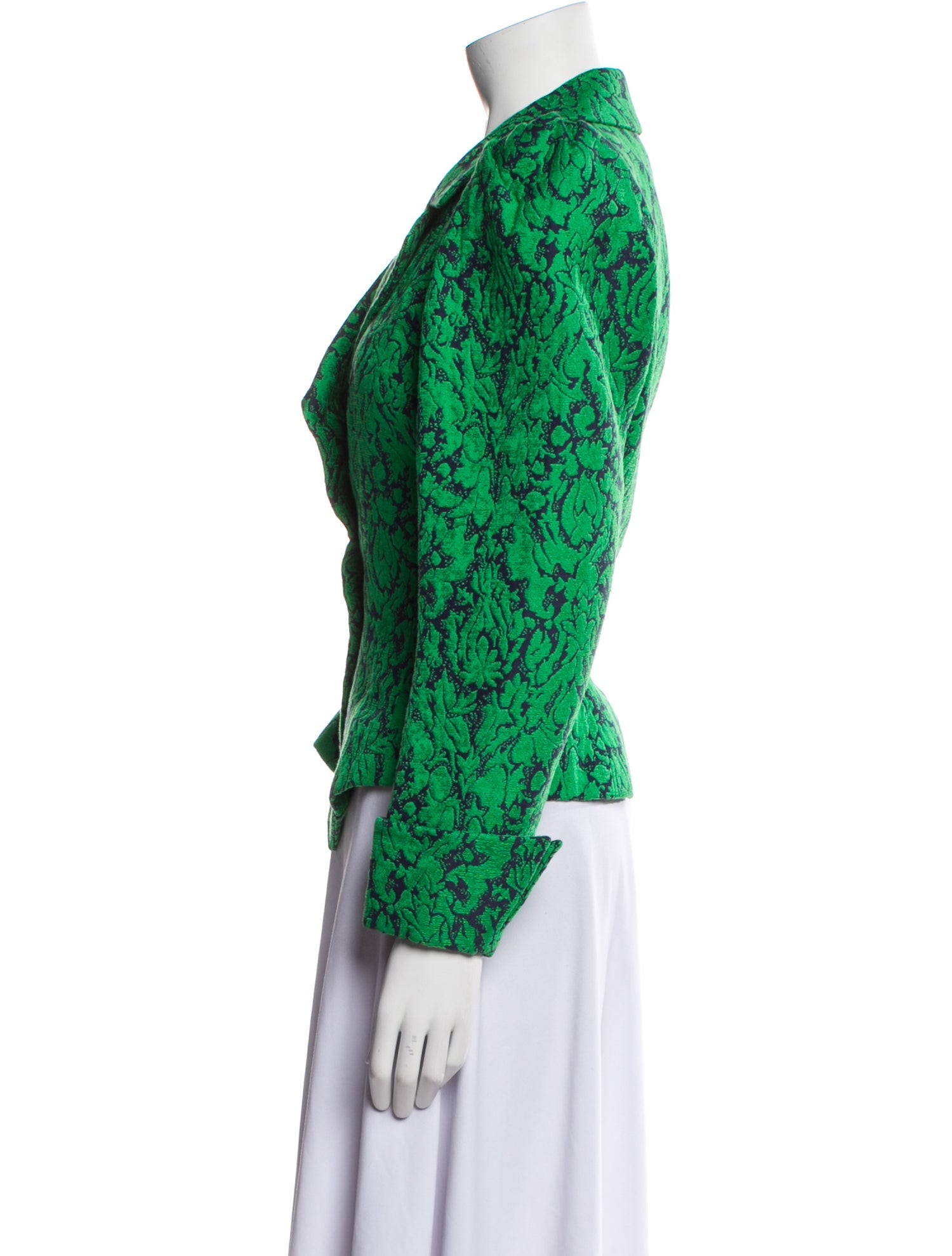 Yves Saint Laurent Rive Gauche 1992 Floral Print Evening Jacket