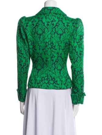 Yves Saint Laurent Rive Gauche 1992 Floral Print Evening Jacket