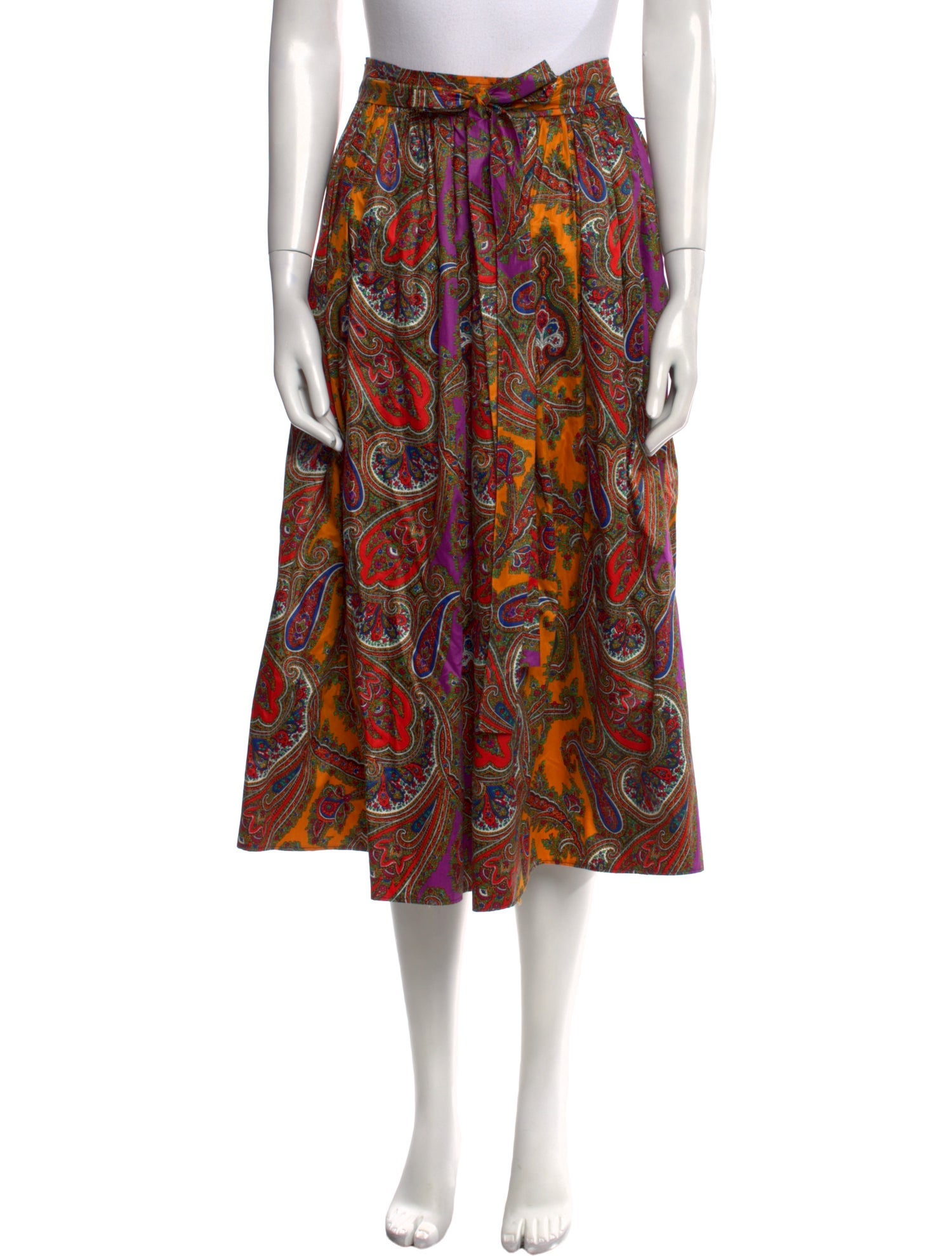 Yves Saint Laurent Rive Gauche Vintage Midi Length Skirt