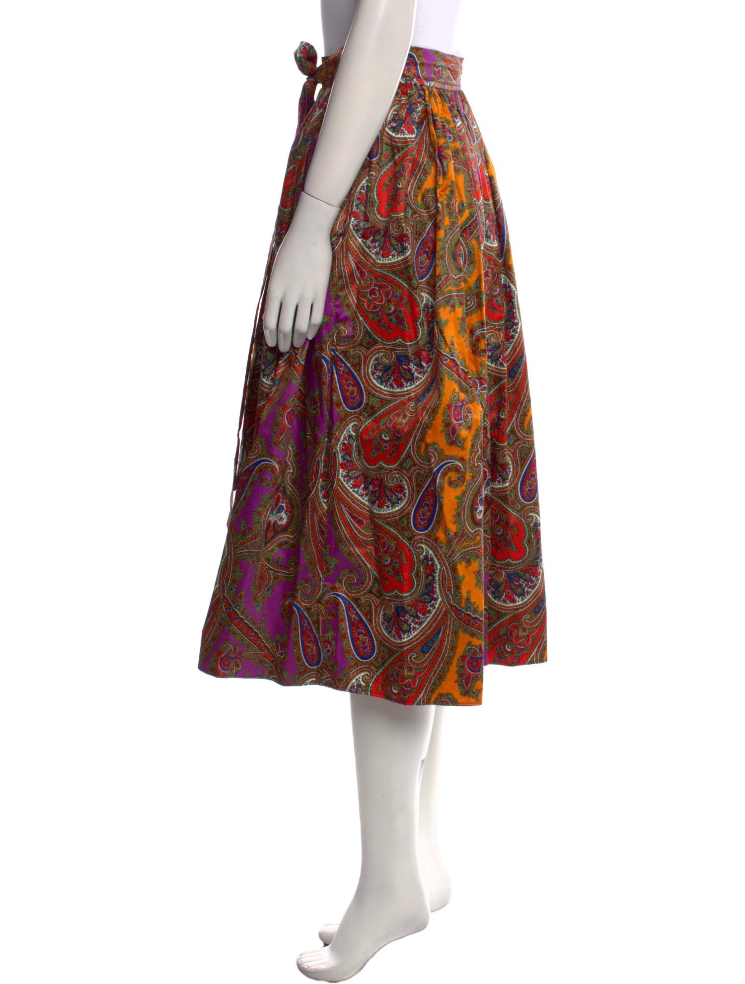 Yves Saint Laurent Rive Gauche Vintage Midi Length Skirt