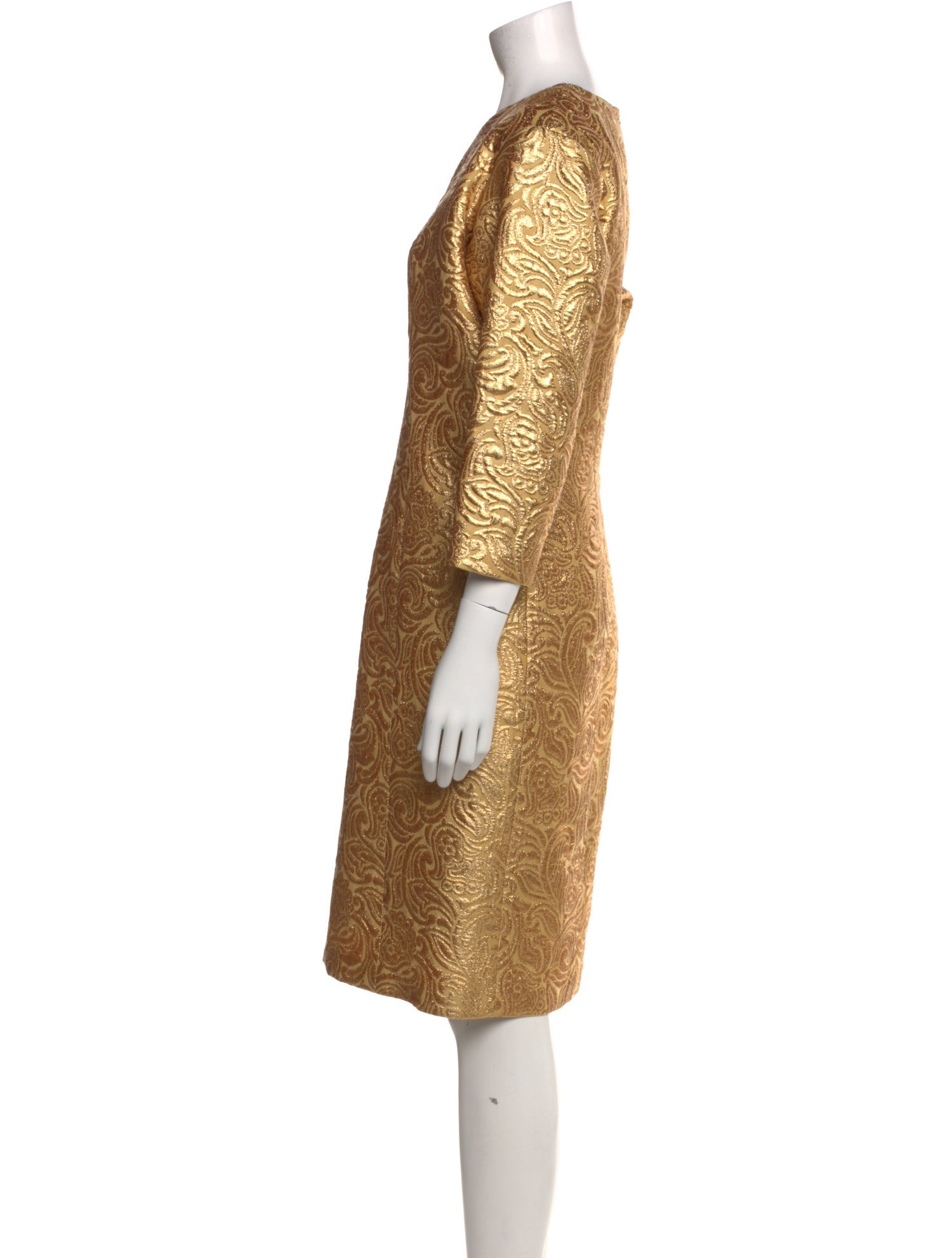 Yves Saint Laurent Rive Gauche Vintage Midi Length Dress