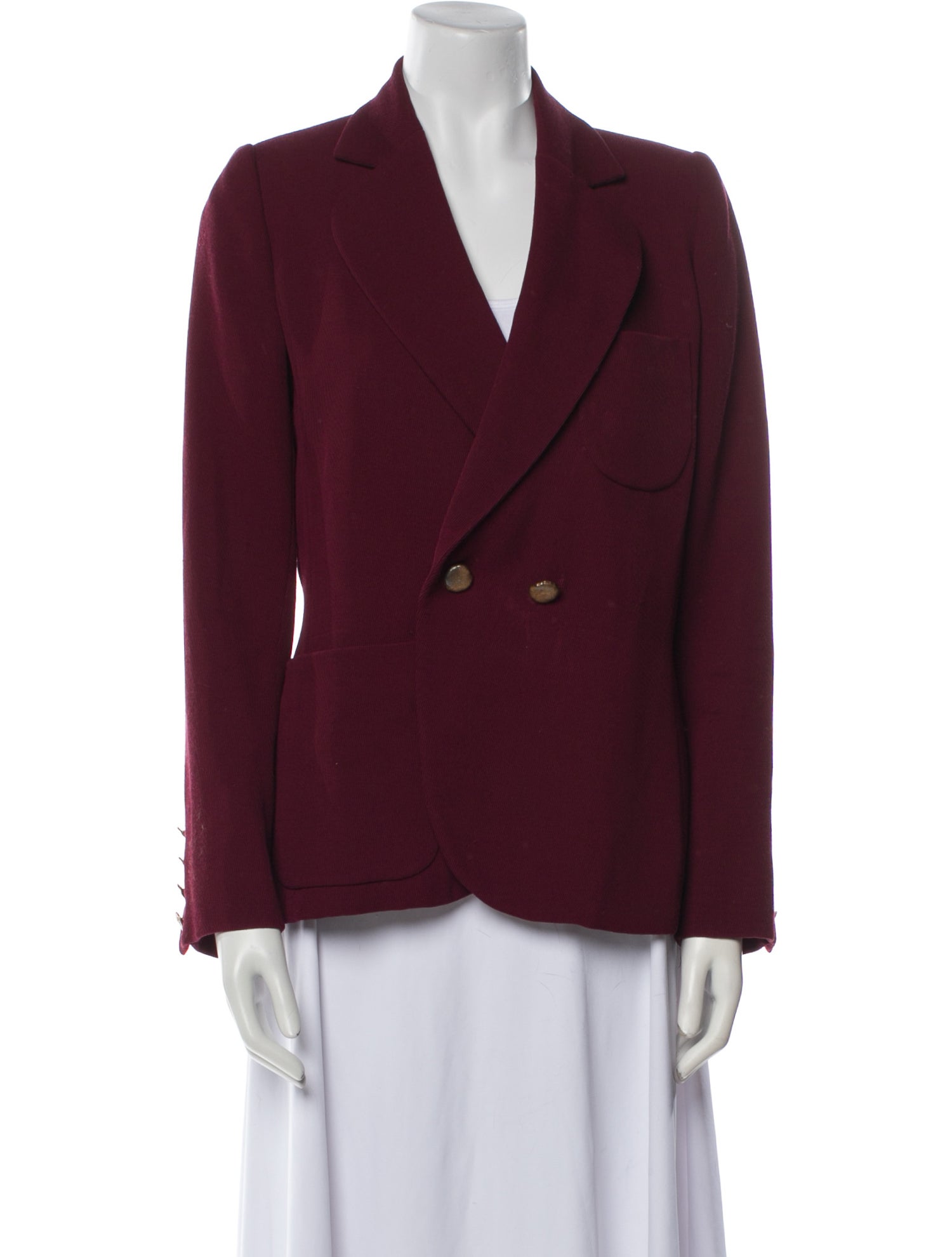 Yves Saint Laurent Rive Gauche Wool Blazer