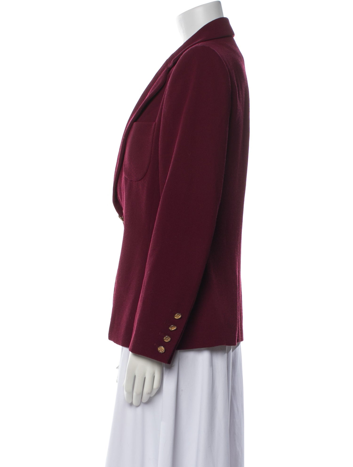 Yves Saint Laurent Rive Gauche Wool Blazer