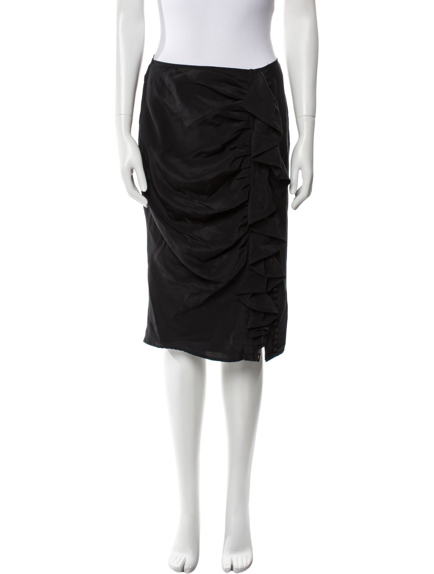 Yves Saint Laurent Rive Gauche Vintage Knee-Length Skirt