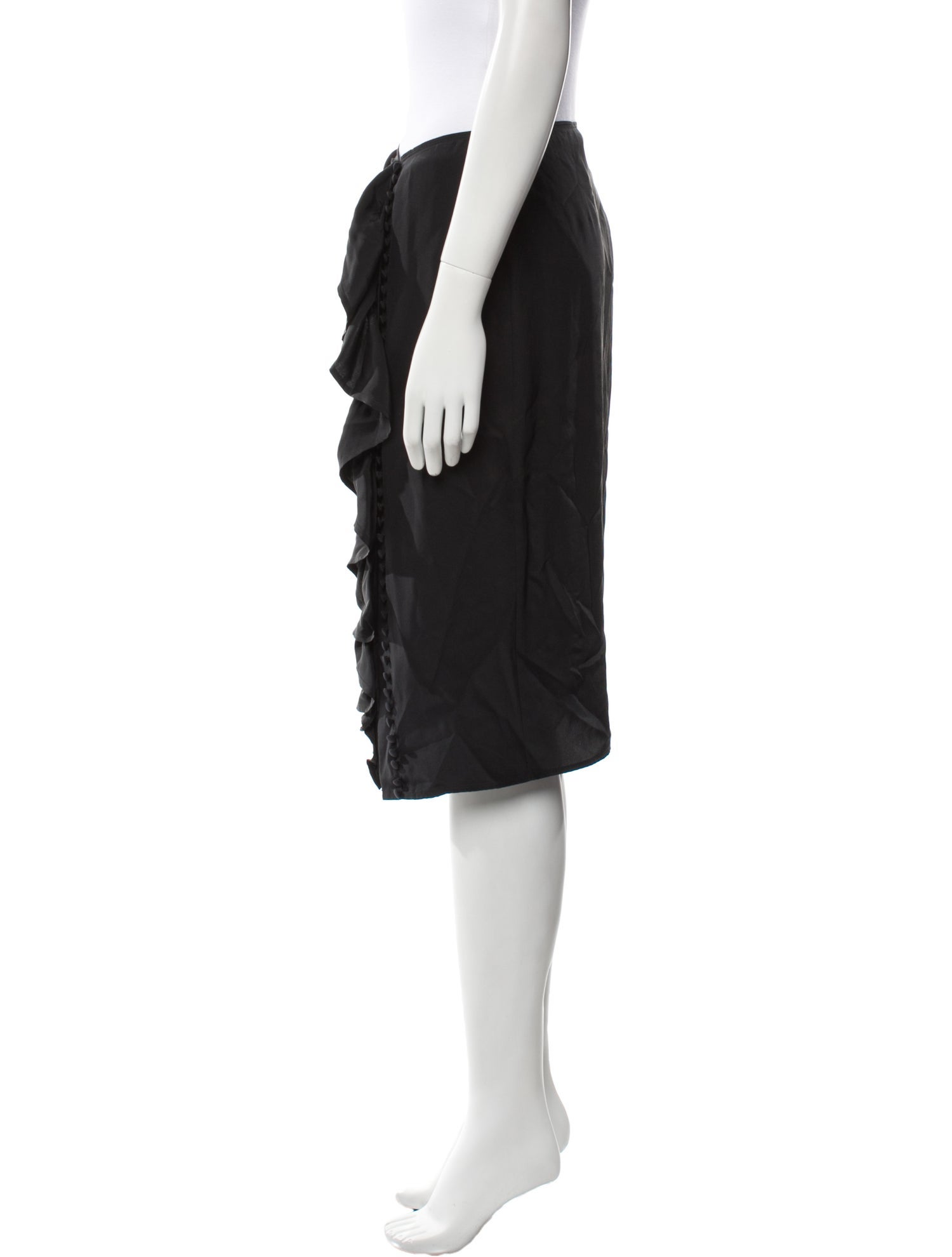 Yves Saint Laurent Rive Gauche Vintage Knee-Length Skirt