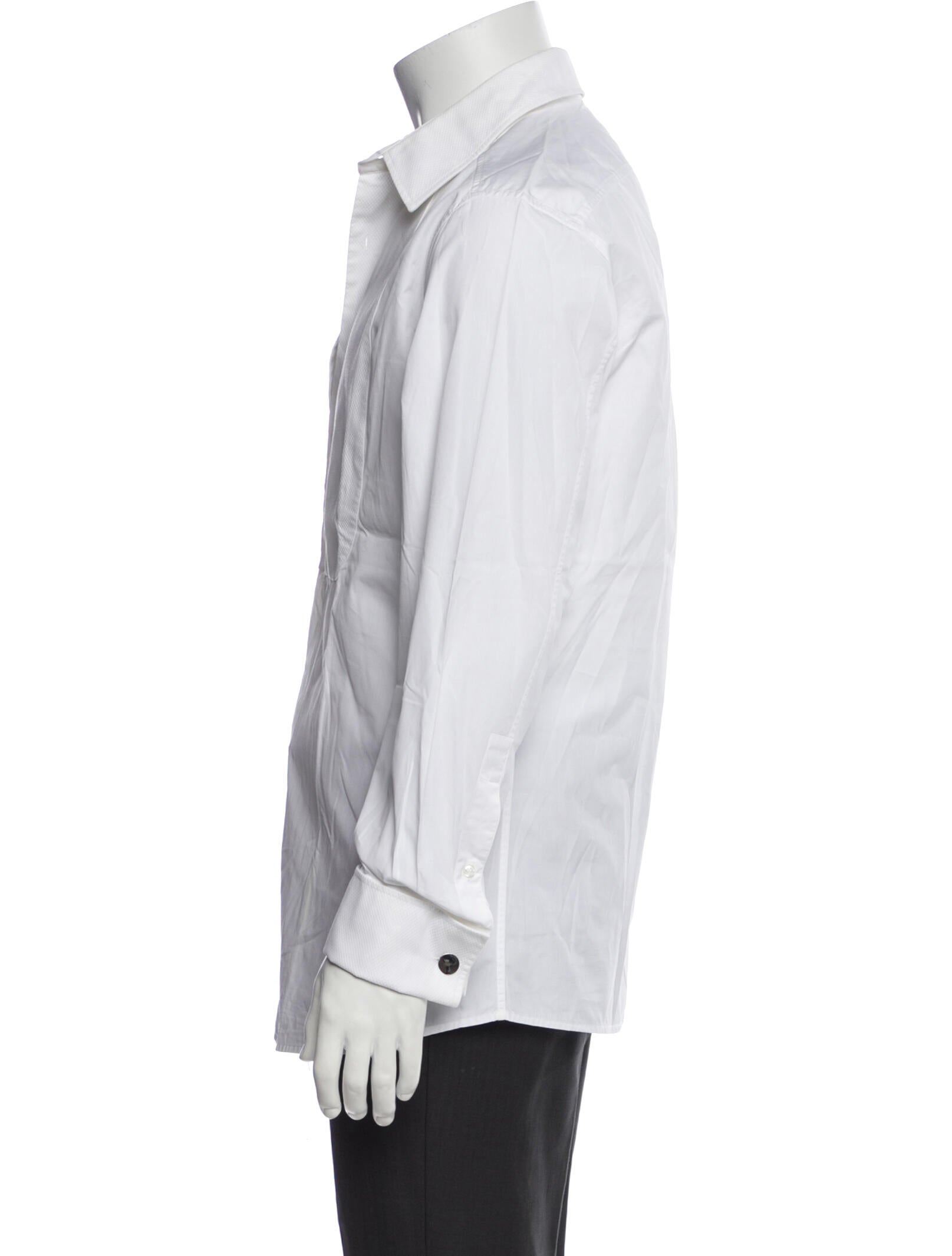 Yves Saint Laurent Rive Gauche Vintage 2000's Tuxedo Shirt