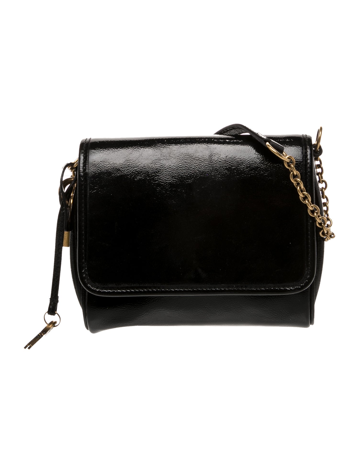 Yves Saint Laurent Patent Leather Vintage Shoulder Bag