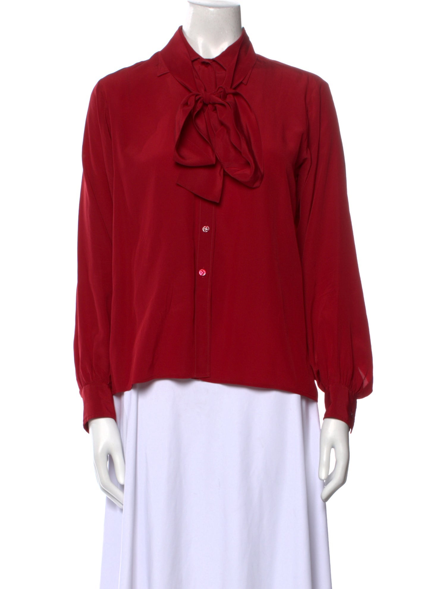 Yves Saint Laurent Rive Gauche Vintage 1980's Blouse