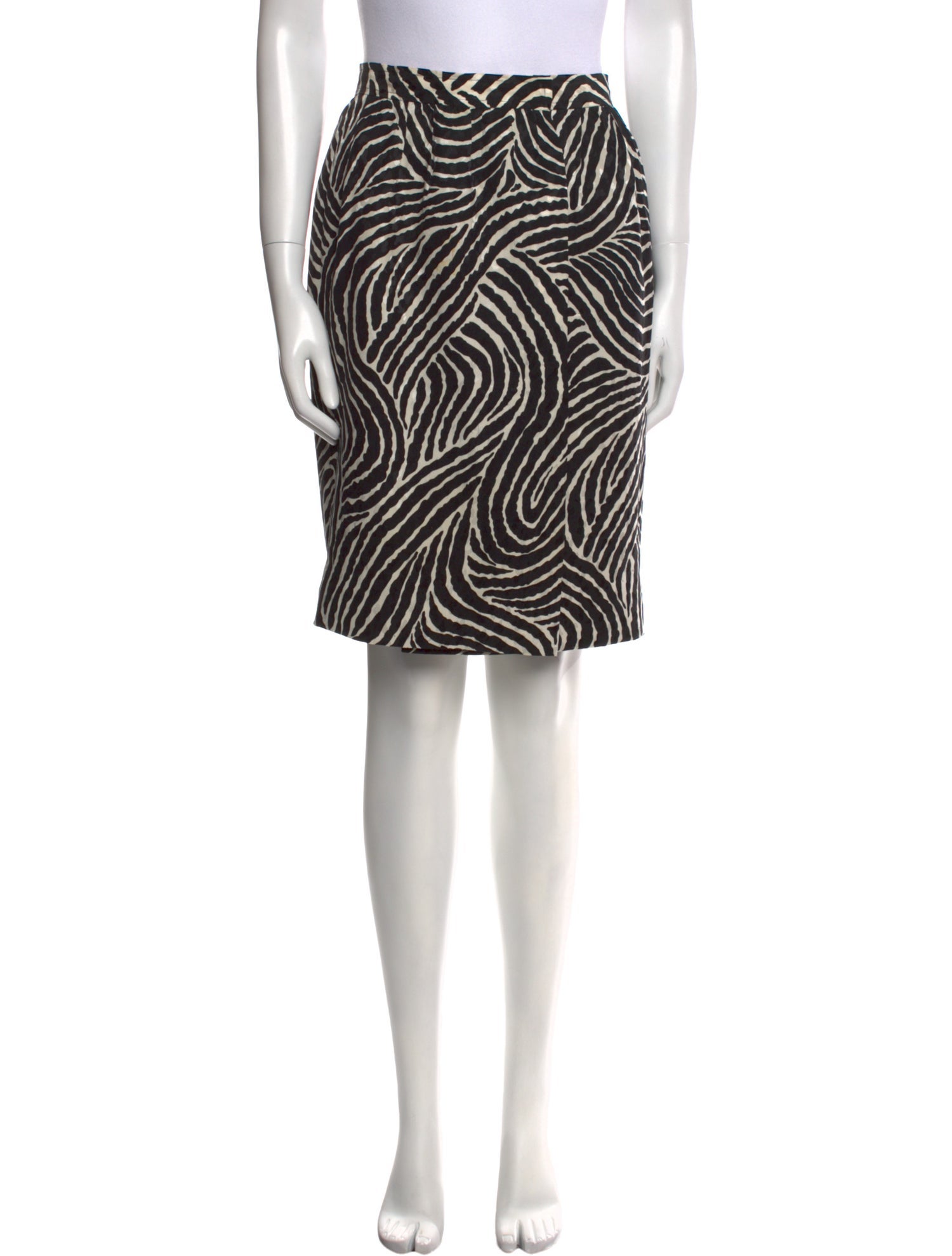 Yves Saint Laurent Rive Gauche Vintage Knee-Length Skirt