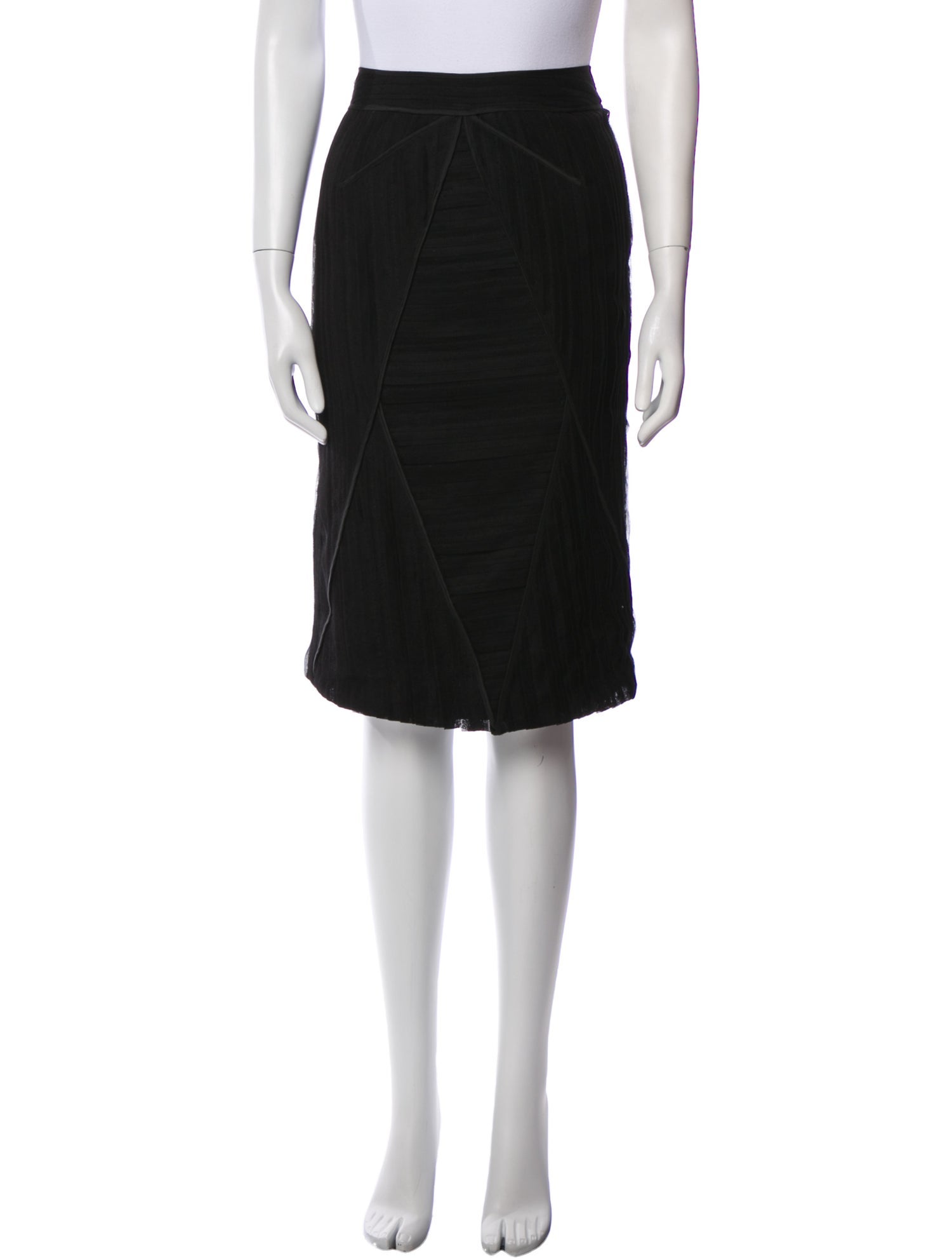 Yves Saint Laurent Rive Gauche Vintage Knee-Length Skirt