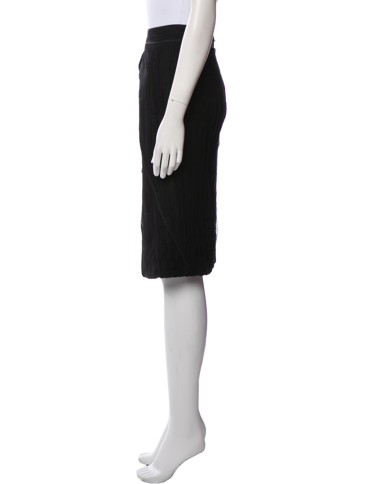Yves Saint Laurent Rive Gauche Vintage Knee-Length Skirt