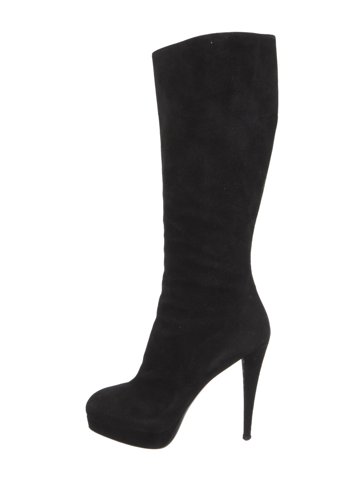 Yves Saint Laurent Rive Gauche Suede Boots