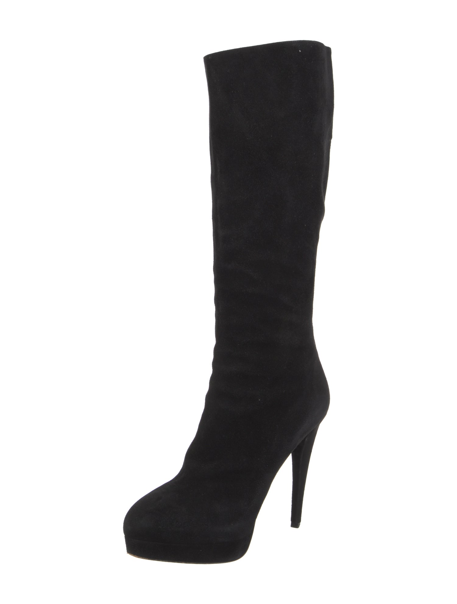 Yves Saint Laurent Rive Gauche Suede Boots