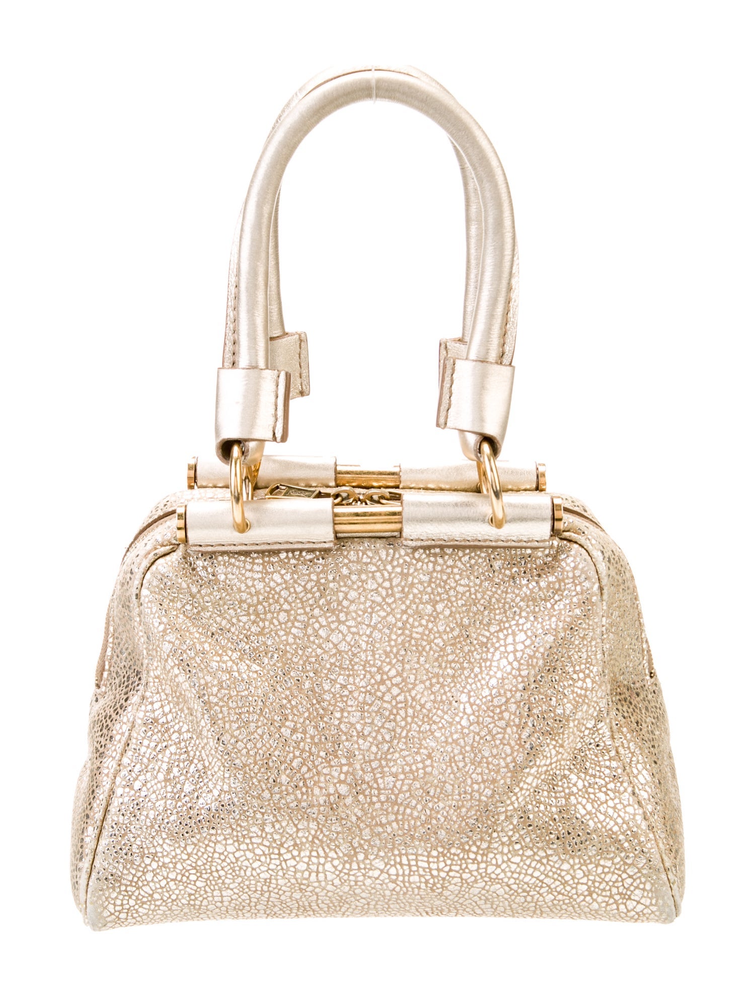 Yves Saint Laurent Rive Gauche Leather Top Handle Bag