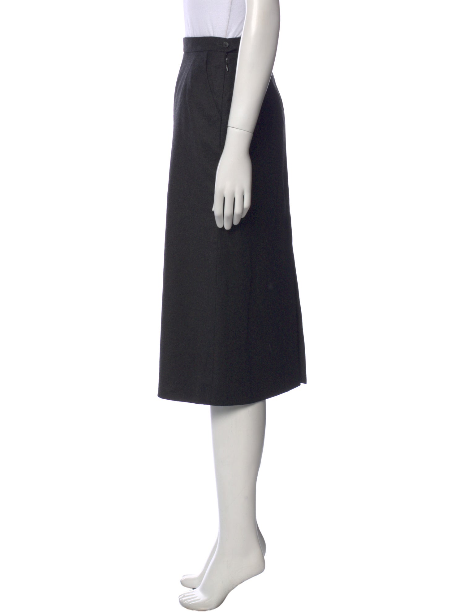 Yves Saint Laurent Rive Gauche Vintage Knee-Length Skirt