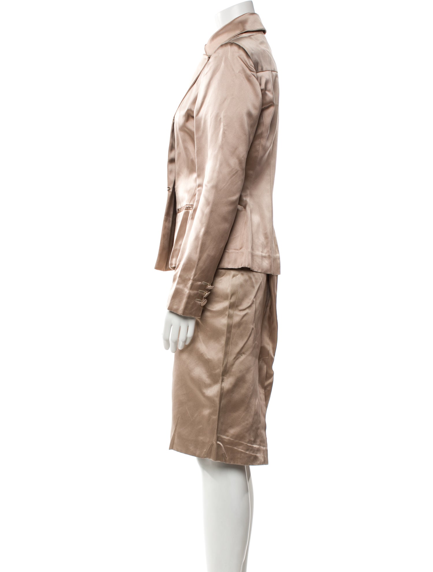 Yves Saint Laurent Rive Gauche Vintage 2002 Skirt Suit