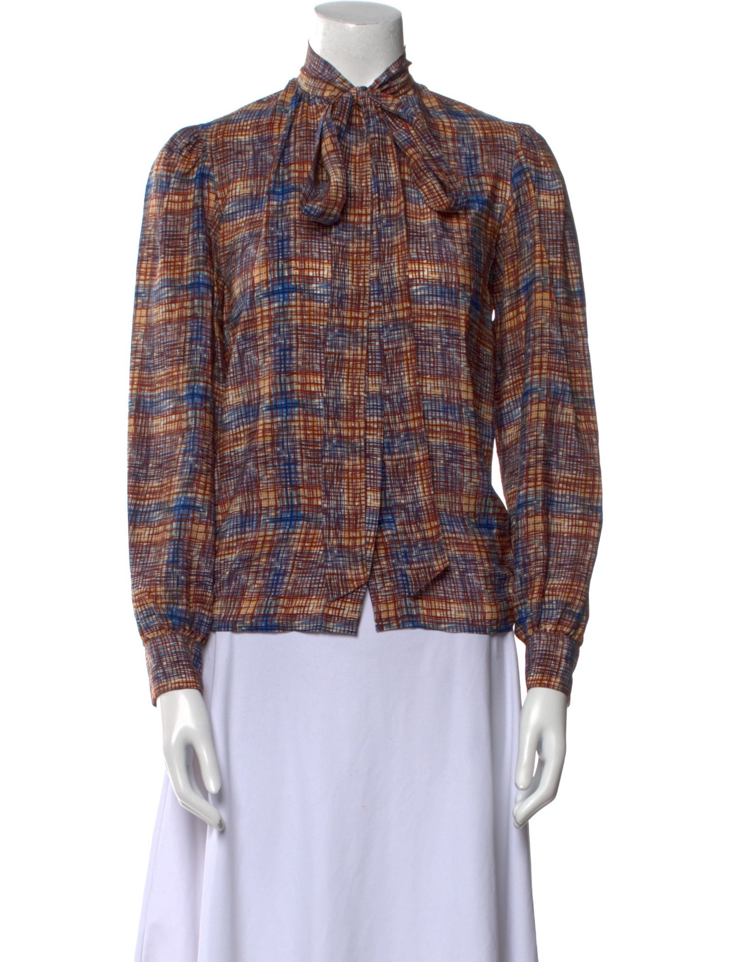 Yves Saint Laurent Rive Gauche Vintage 1970's Blouse