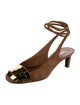 Yves Saint Laurent Rive Gauche Suede Sandals