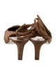 Yves Saint Laurent Rive Gauche Suede Sandals