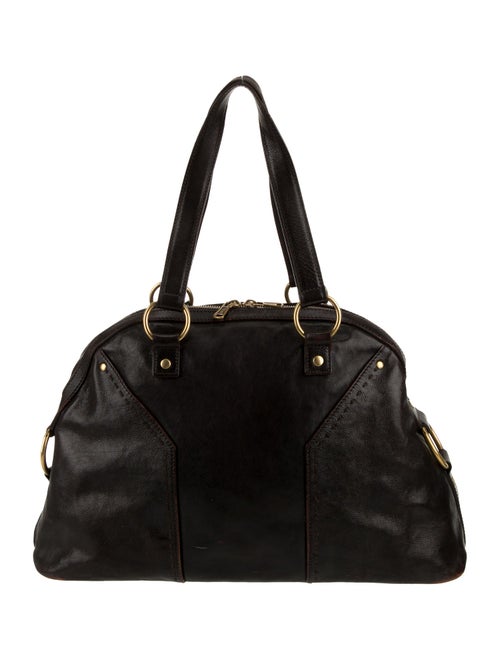 Yves Saint Laurent Rive Gauche Leather Top Handle Bag
