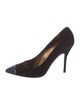 Yves Saint Laurent Rive Gauche Suede Pumps