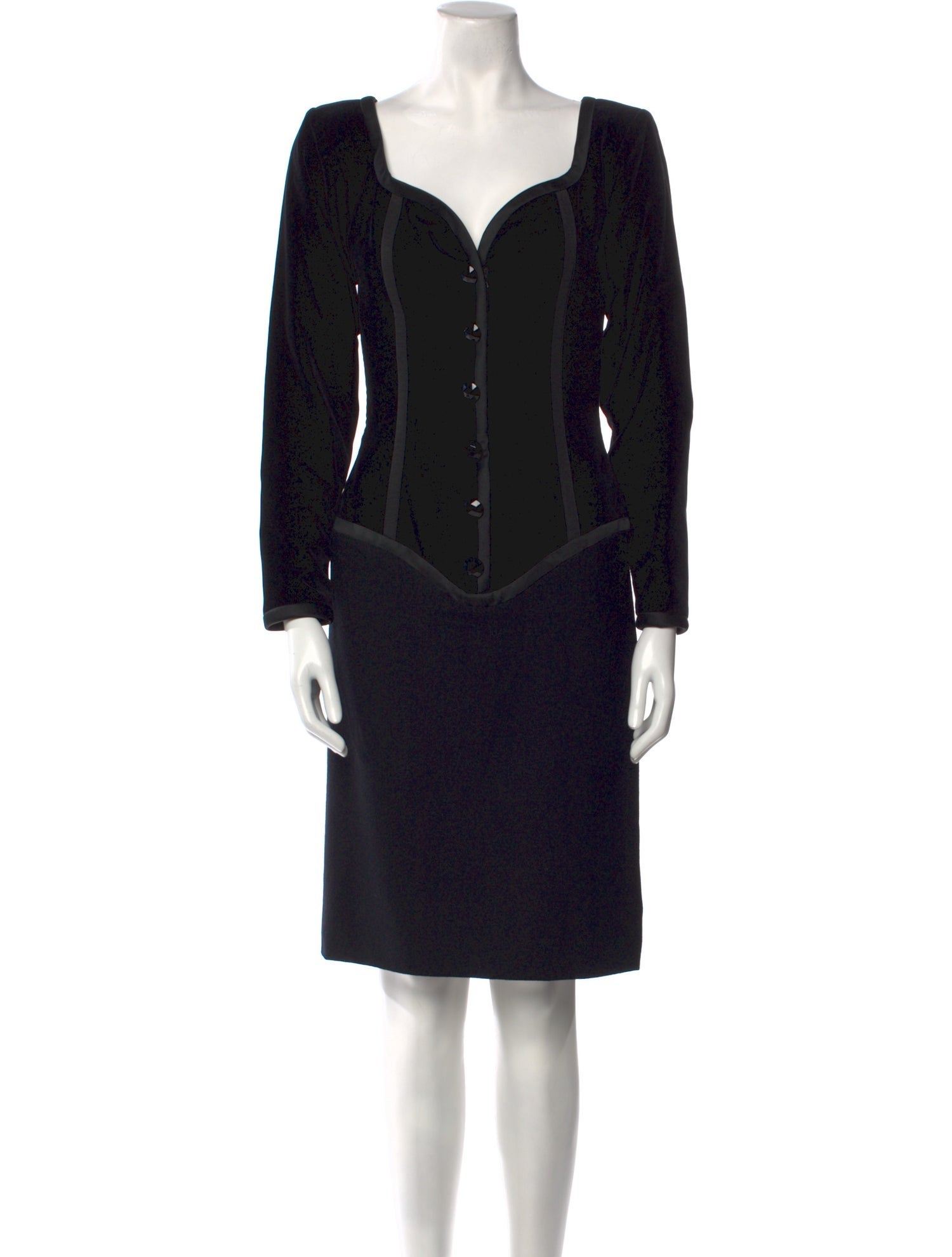 Yves Saint Laurent Rive Gauche Vintage Knee-Length Dress