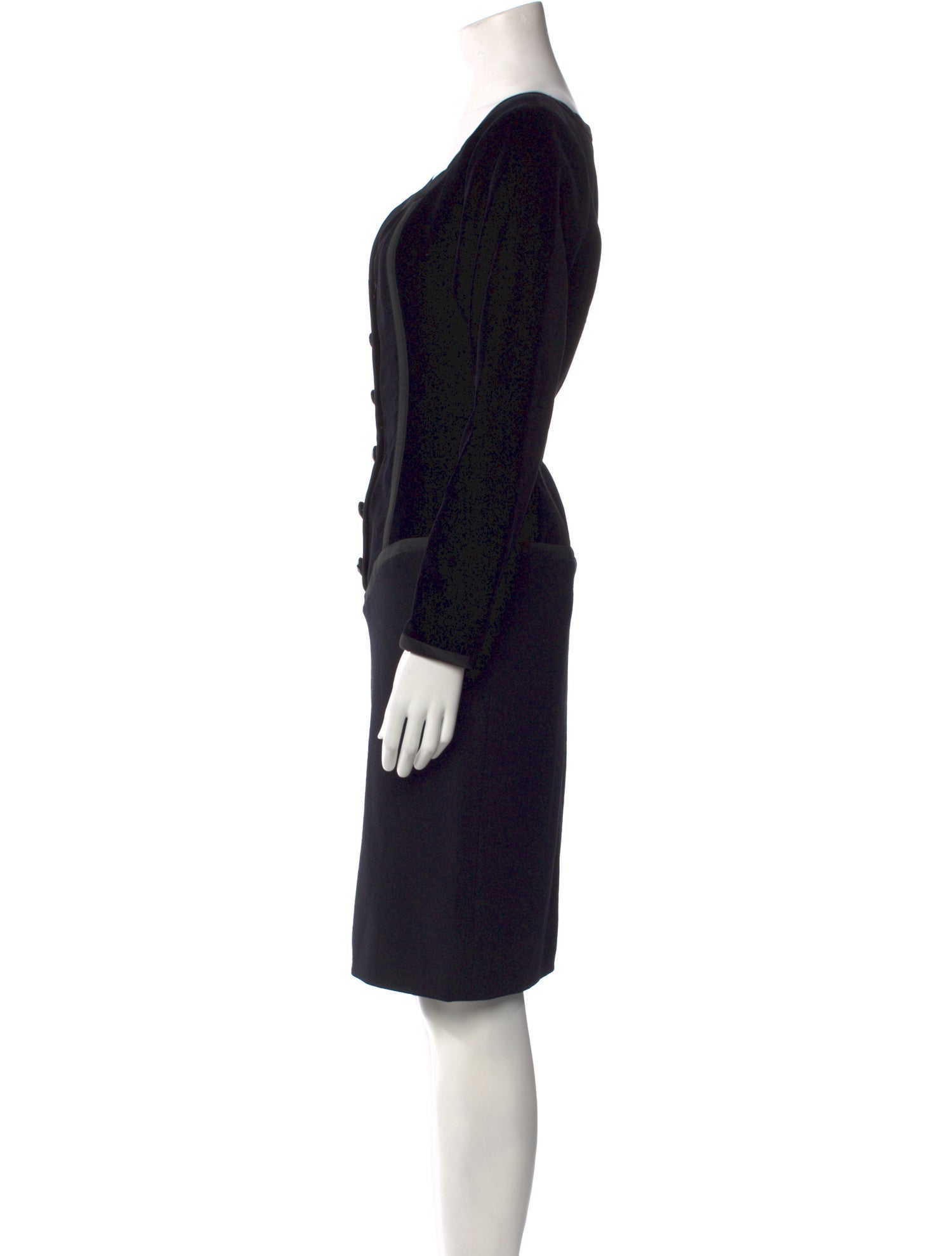 Yves Saint Laurent Rive Gauche Vintage Knee-Length Dress