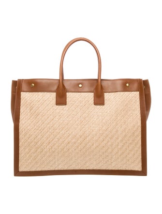 Saint Laurent Raffia Rive Gauche Large 2023