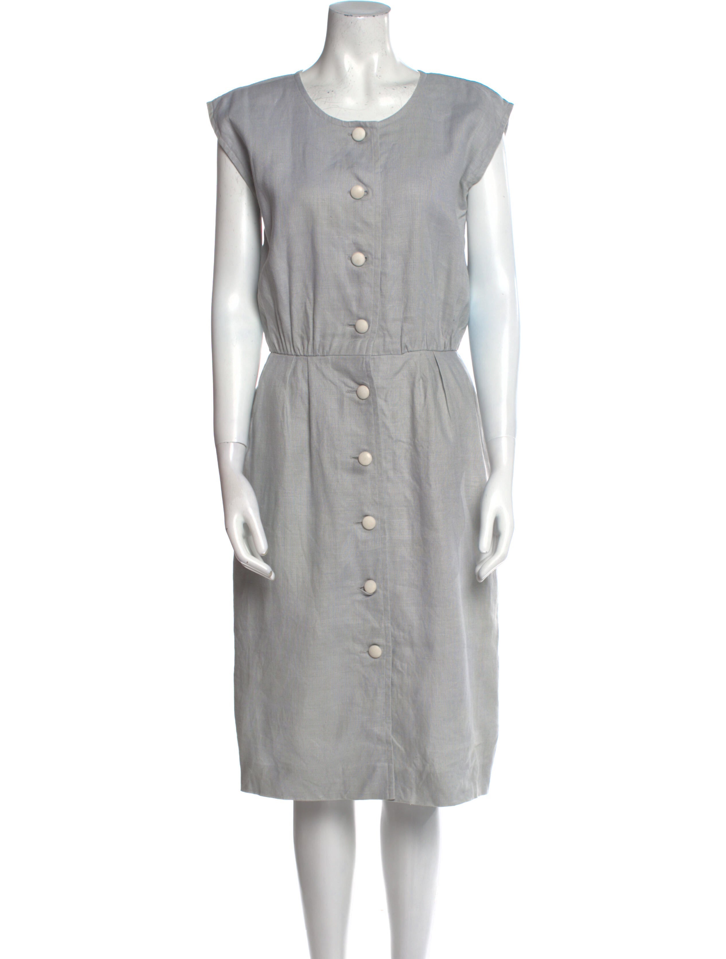 Yves Saint Laurent Rive Gauche Vintage Midi Length Dress