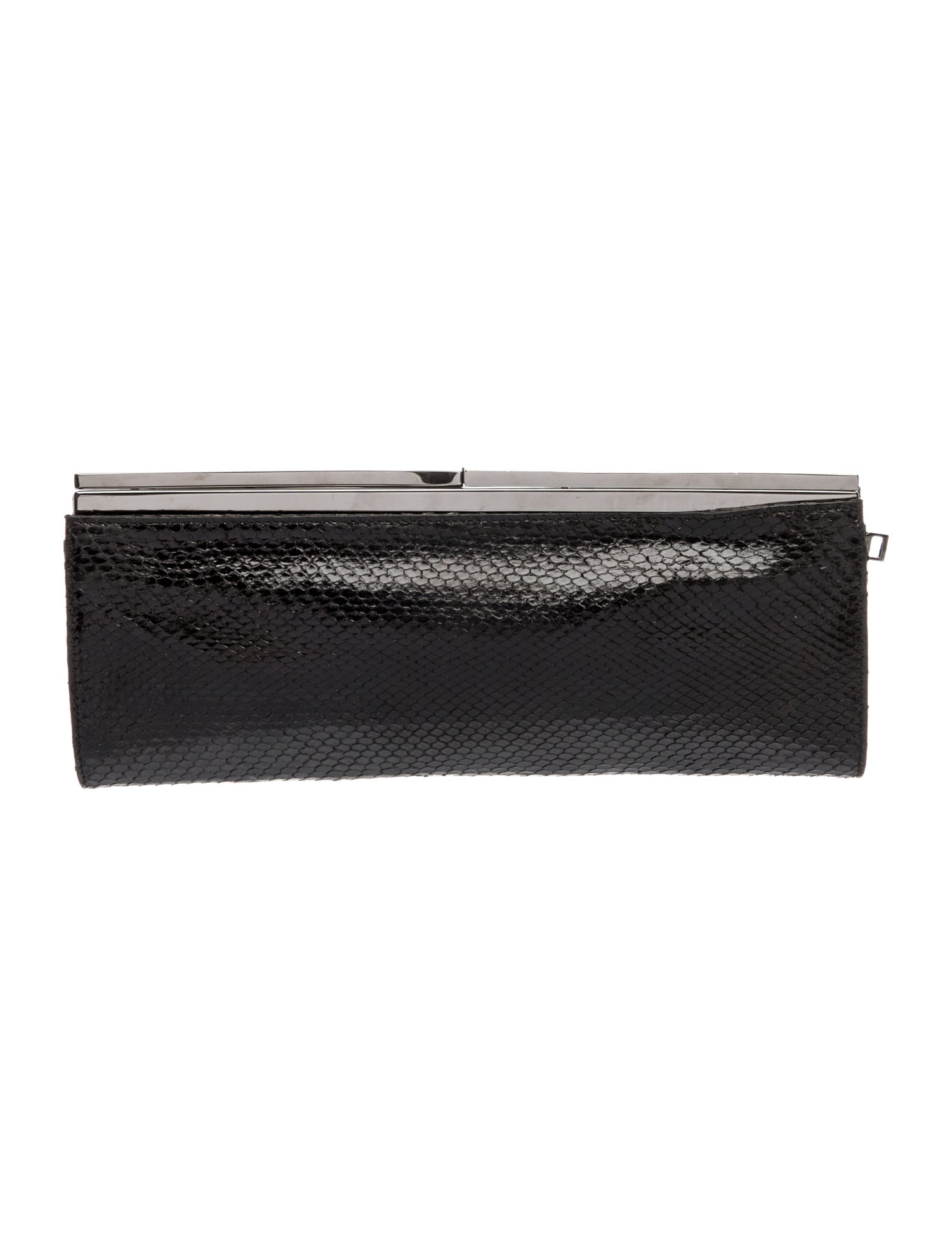 Yves Saint Laurent Rive Gauche Snakeskin Minaudière