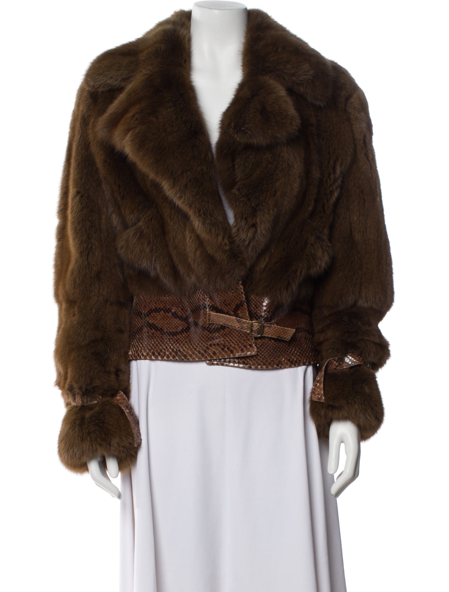 Yves Saint Laurent Rive Gauche Vintage 2000's Fur Jacket