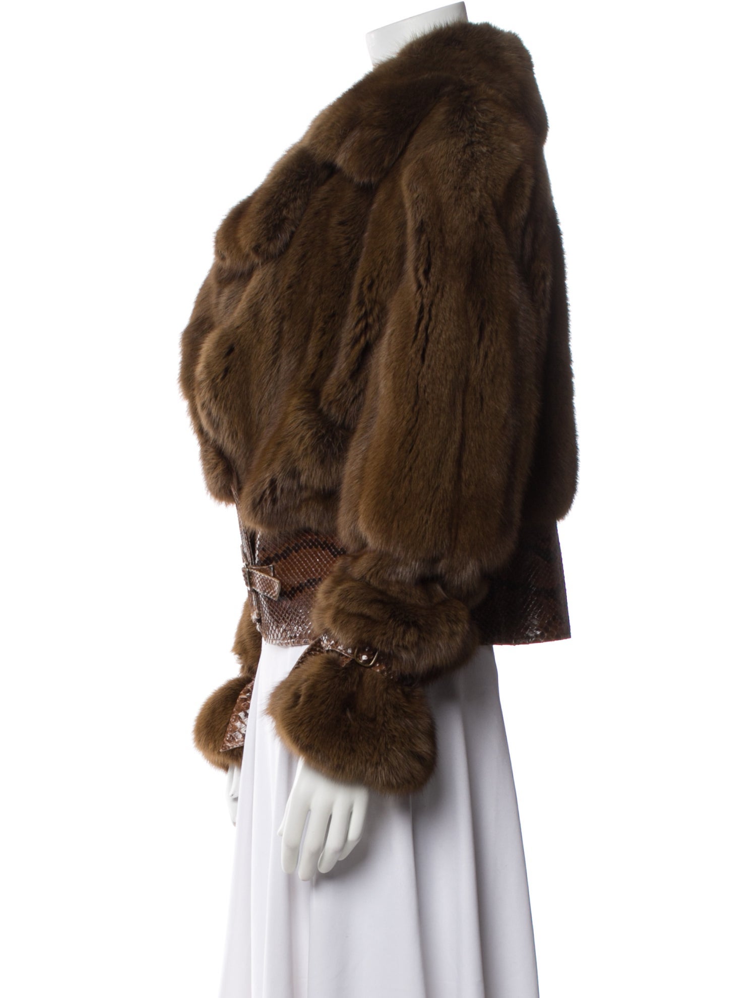 Yves Saint Laurent Rive Gauche Vintage 2000's Fur Jacket