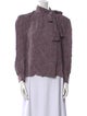 Yves Saint Laurent Rive Gauche Silk Printed Blouse
