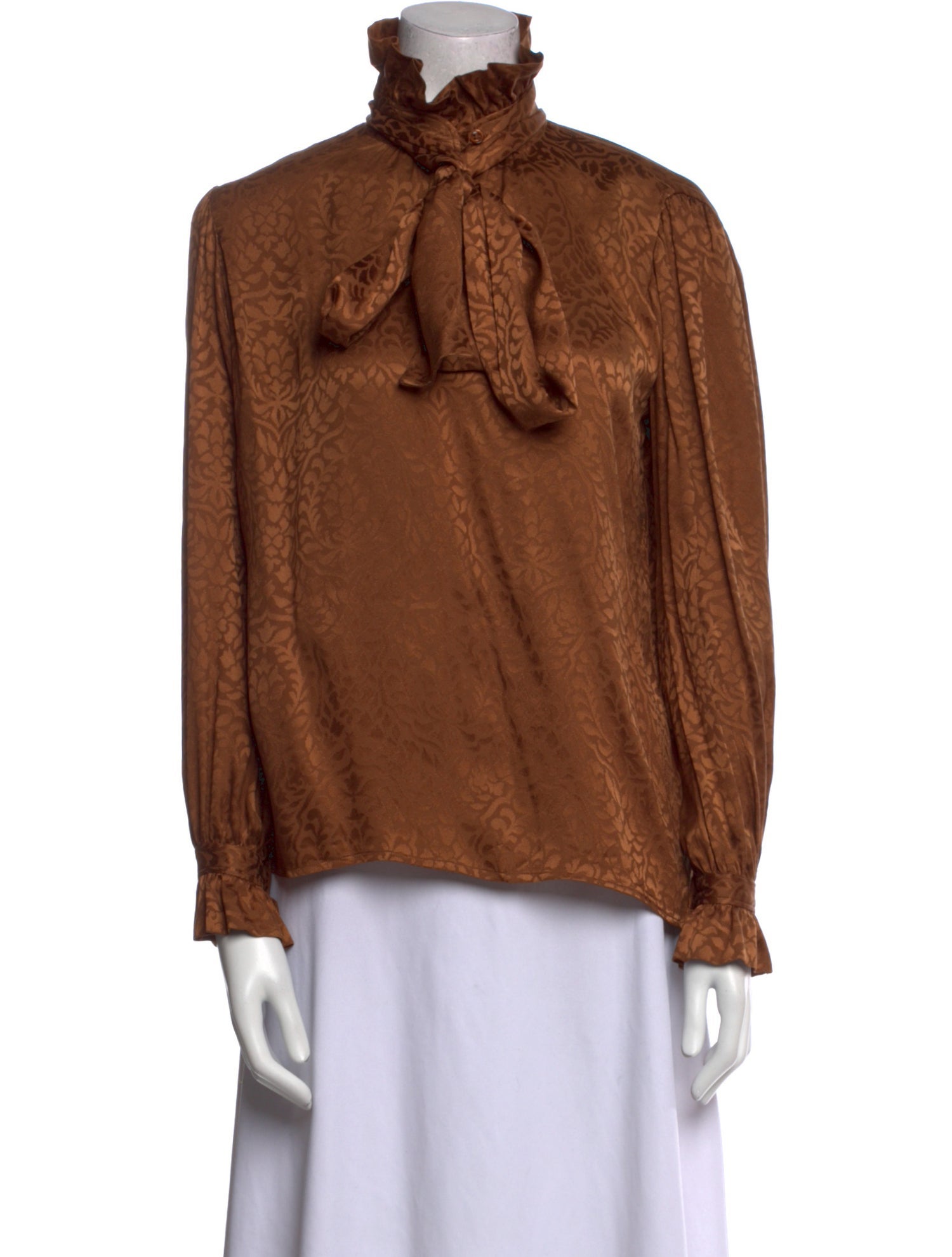 Yves Saint Laurent Rive Gauche Vintage Late 1970's - Early 1980's Blouse