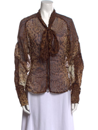 Yves Saint Laurent Rive Gauche Vintage 2002 Blouse w/ Tags