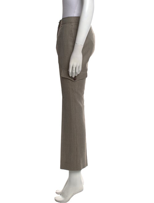 Yves Saint Laurent Rive Gauche Wool Wide Leg Pants