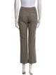 Yves Saint Laurent Rive Gauche Wool Wide Leg Pants