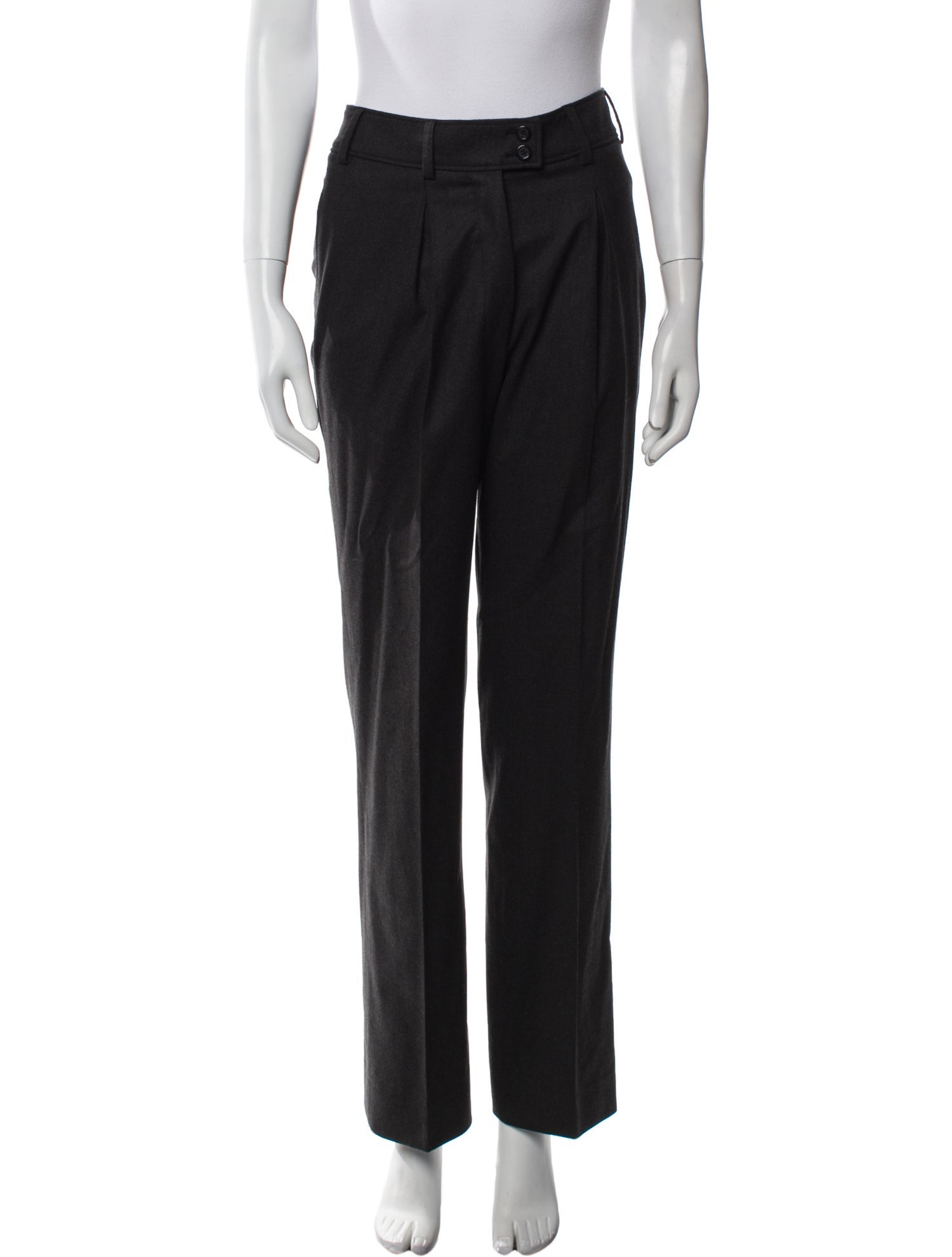 Yves Saint Laurent Rive Gauche Straight Leg Pants